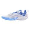 Li Ning Bipolar X Stagroup X Flash 10 Oso Stof TPU Sky Support Duurzame Mid-Top Basketbalschoenen Heren sneaker Wit Blauw ABAT085-17