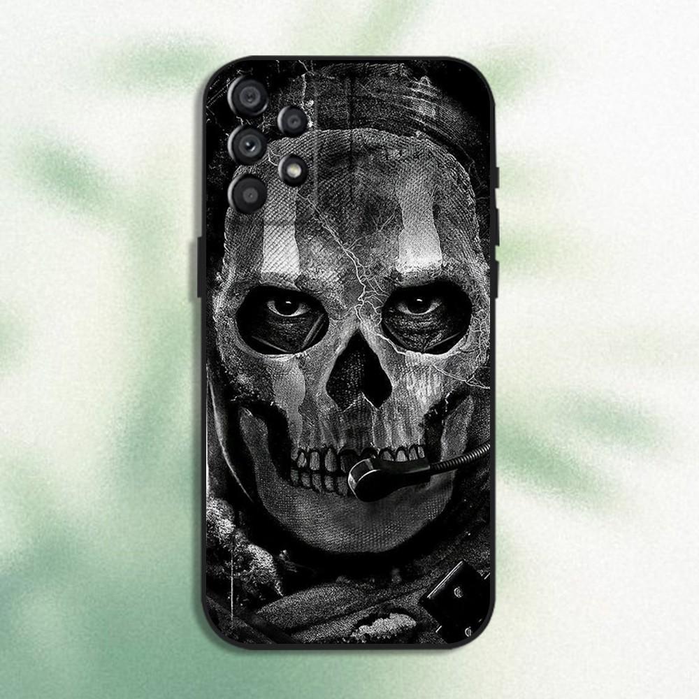 C-COD Call Of D-Duty Ghost Phone Case For Samsung Galaxy A20,A21s,A22,A31,A32,A52,A53,A72,73,A80 Soft Black Cover