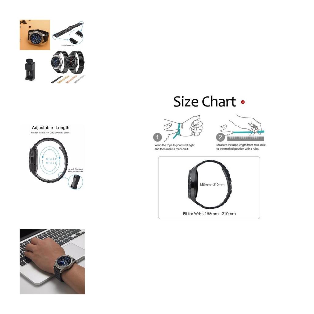 Luxurious Stainless Steel Mesh Watch Band For Samsung Galaxy Gear S3 Frontier/classic