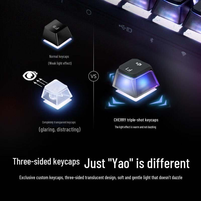 CHERRY MX8.2 Xaga Tri-Mode Wireless Mechanical Keyboard