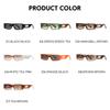 Luxury Brand Designer Square Small Frame Sunglasses Women Men Fashion Vintage Travel Leopard Head Sun Glasses For Female Uv400