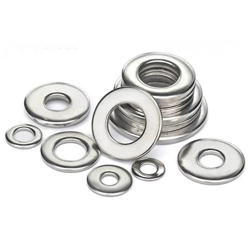 800PCS 304 Stainless Steel Flat Washers Set (M2-M12)