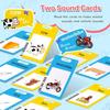 Talking Flash Cards Autism Sensory Montessori Toys Sight Words Educational Speech Therapy Toys for Toddler Kids Christmas Gifts