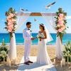 New Wedding Door Decorations, Flower Arrangements, Wedding Hotel Scene Layout, Hanging Flowers, Artificial Flowers for Parties
