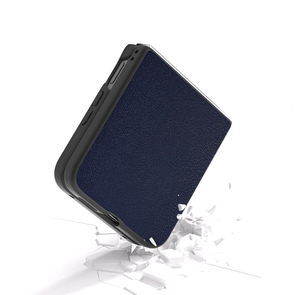 For Xiaomi Mix Flip 5G Case Anti-Scratch PU Leather Coated PC Phone Cover