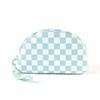 Waterproof Checkered Pattern Cosmetic Bag Polyester Toiletry Bag Makeup Organizer  Daily Use