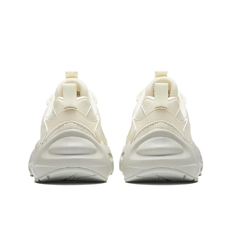 New Anta Life Collection Anti Slip Wear Resistant Low Top Casual Shoes Women's Ecru 922438805-7