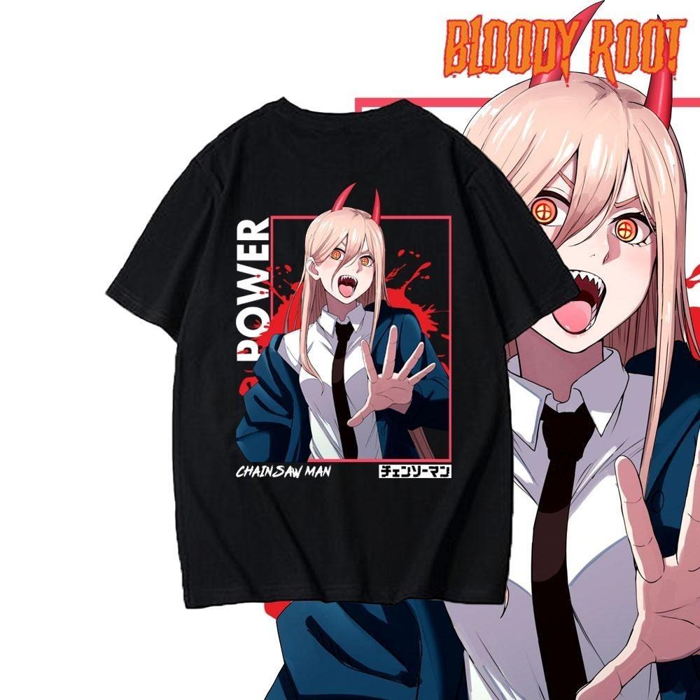 Chainsaw Unisex Power Anime Printed Tshirt Unisexs And Womens Tshirt Unisexs Top Sports Tshirt 2026 Summer New Tee