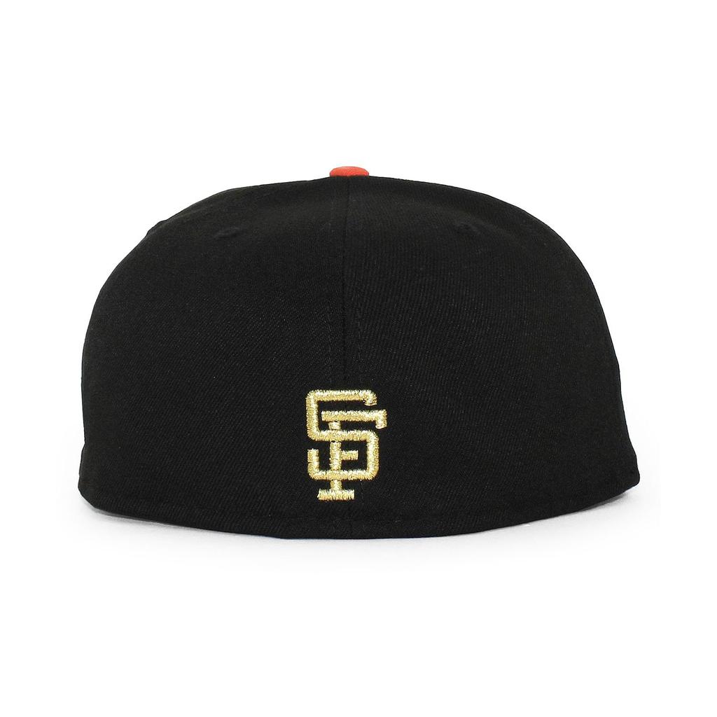 [New Era] Cap 59FIFTY San Francisco Giants MLB 1984 ALL STAR GREY BOTTOM FITTED CAP BLACK SAN FRANCISCO GIANTS 5950 Hat Color Bottom Major League Sz