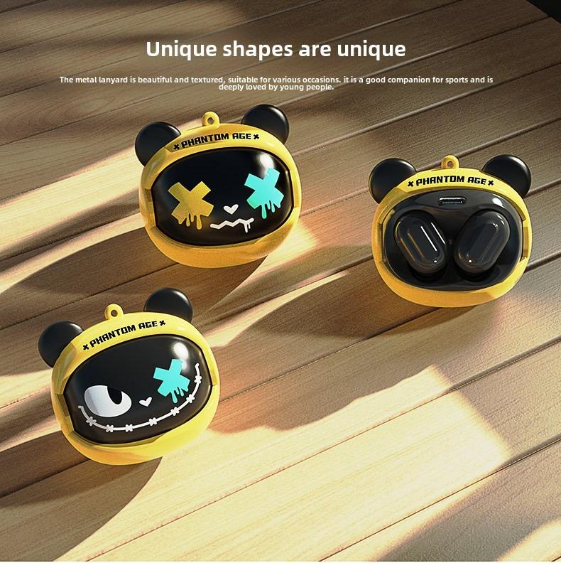 

Bluetooth-наушники с вращающимся лицом и длительным сроком службы батареи G05D жёлтый