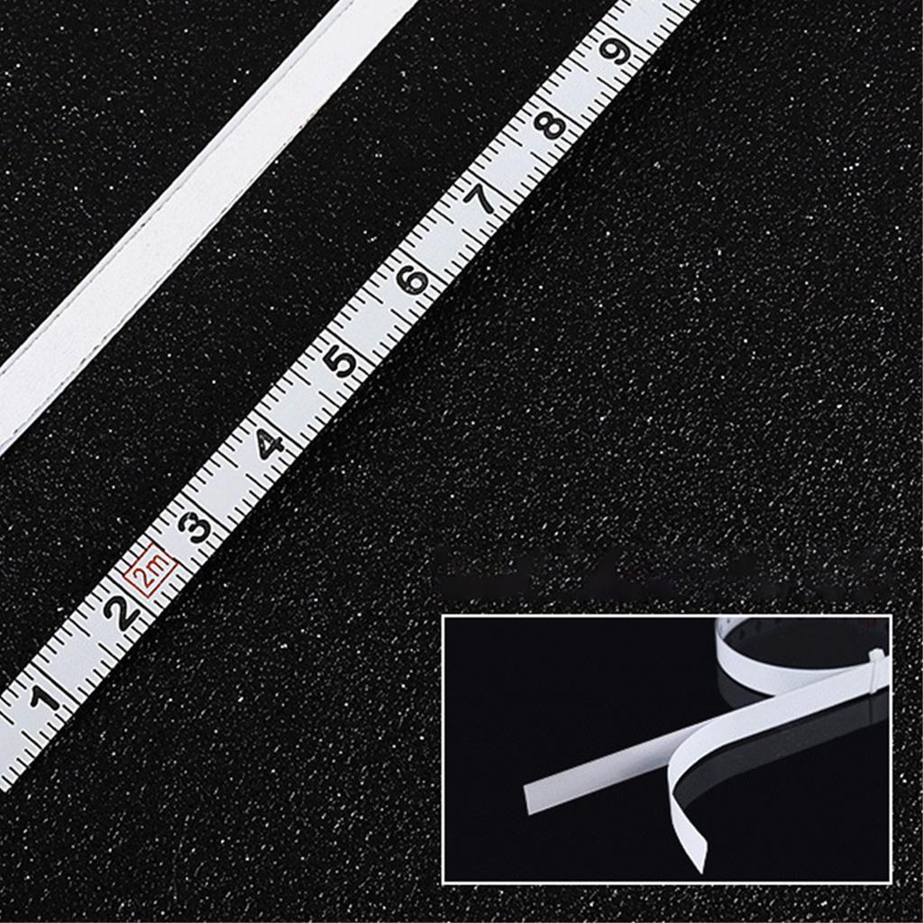 Adhesive Measuring Tape Workbench Ruler Adhesive Backed Tape Measure Scale Stick Tape Measure Sticky Measuring Tape