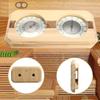 Thermometure Humidity Meter Bath & Sauna Sauna Thermometer Wooden Indoor/Outdoor Hygrometer Steam Wood Sauna Room