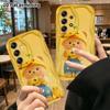 Phone Case: 2D Flat Samsung Galaxy A34 A35 S20 S22 S21 FE Plus Ultra Case with a Little Duck Wearing a Hat and Holding a Camera, Perfect for Christmas