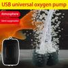 Mini-Aquarium-Sauerstoffpumpe Effizienter USB-Sauerstoffgeber Tragbarer Aquarium-Belüfter Fischzucht