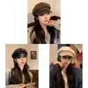 Classic Wool Beret Hat With Short Brim For Winter Fashion And Casual Wear