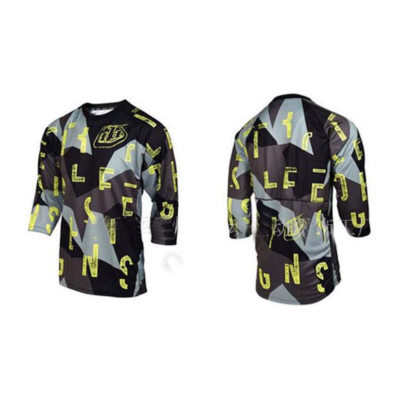 , off-road racing suit, European and American sizes, versatile and handsome, seven-quarter-sleeved T-shirt, perspiration, breathability, comfort