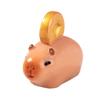 Miniature Capybara Figurines Set of 7 Tiny Resins Animals Statues for New Year or Birthday Decoration Attracting Wealth