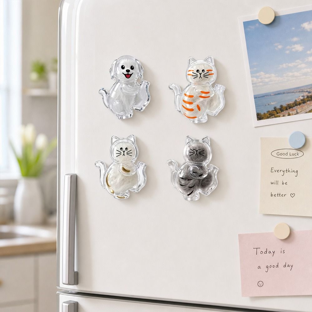 Magnetischer Rückseite Tierhaare Andenkenhalter Klare Tierhaare Gedenkbox Katze Hund Andenken