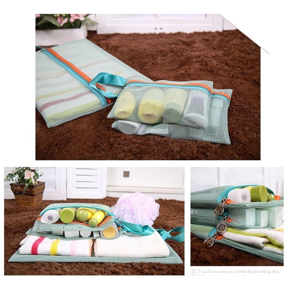 4Pcs Nylon Travel Storage Bag With Handle Toiletries Storage Bag Durable Underwear Storage Bags