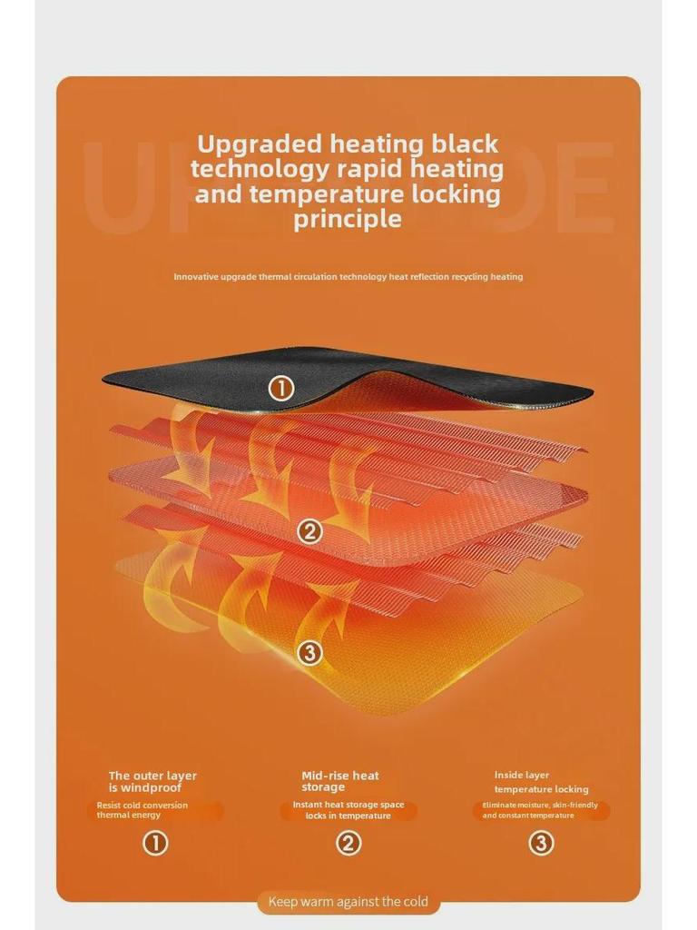 Smart Heated Half-Finger Gloves for Office, Gaming, Riding, and Motorcycling