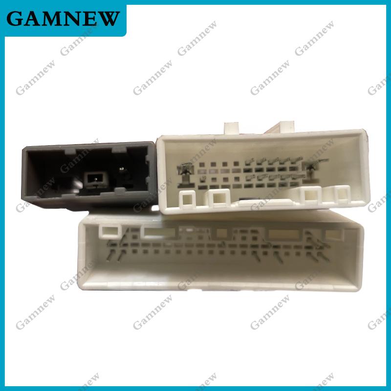 Gamnew Car 16pin Audio Wiring Harness With Canbus Box For Nissan XTrail/Qashqai/Kicks/Teana Stereo Installation Wire Adapter