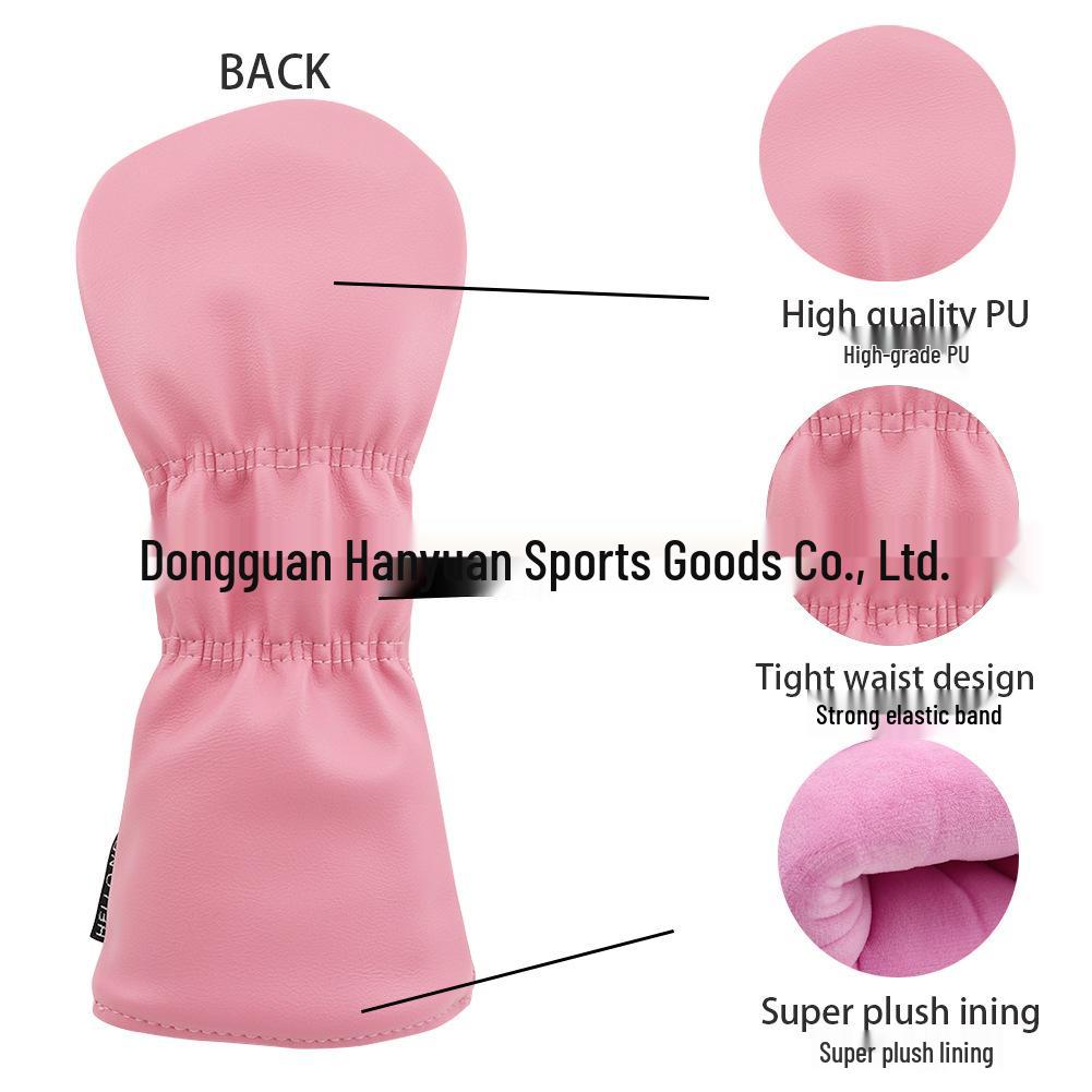 Cherry Blossom Golf Club Headcovers Set: Wood & Iron Covers