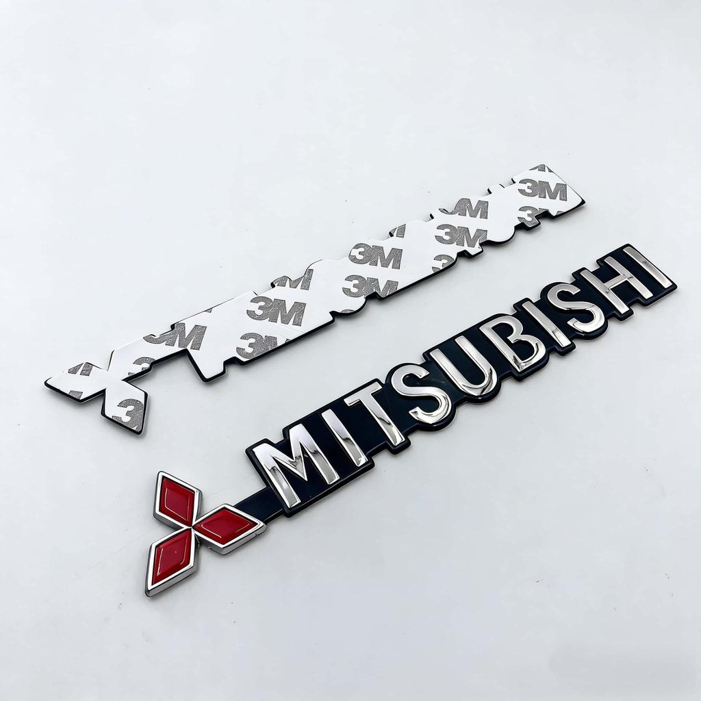 1pcs for Mitsubishi Lancer 9 Pajero ASX Outlander Eclipse Galant Mirage Car Side Trunk Badge Emblem19cmx2.3cm 3D Letters Sticker