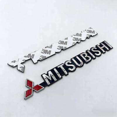 1pcs for Lancer 9 Pajero ASX Outlander Eclipse Galant Mirage Car Side Trunk Badge Emblem19cmx2.3cm 3D Letters Sticker