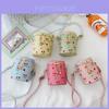 Stylish Cherry Print Mini Bucket Bag For Girls Perfect For Daily Outings And Playdates