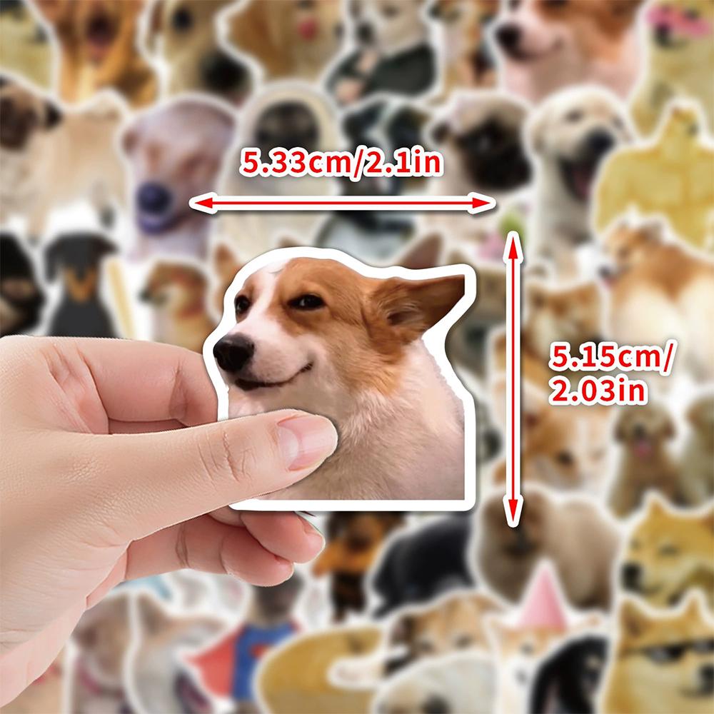 10/30/50pcs Funny MEME Dog Graffiti Stickers Cute Animal Decoration Decals for Motorcycle Luggage Guitar Waterproof DIY Sticker