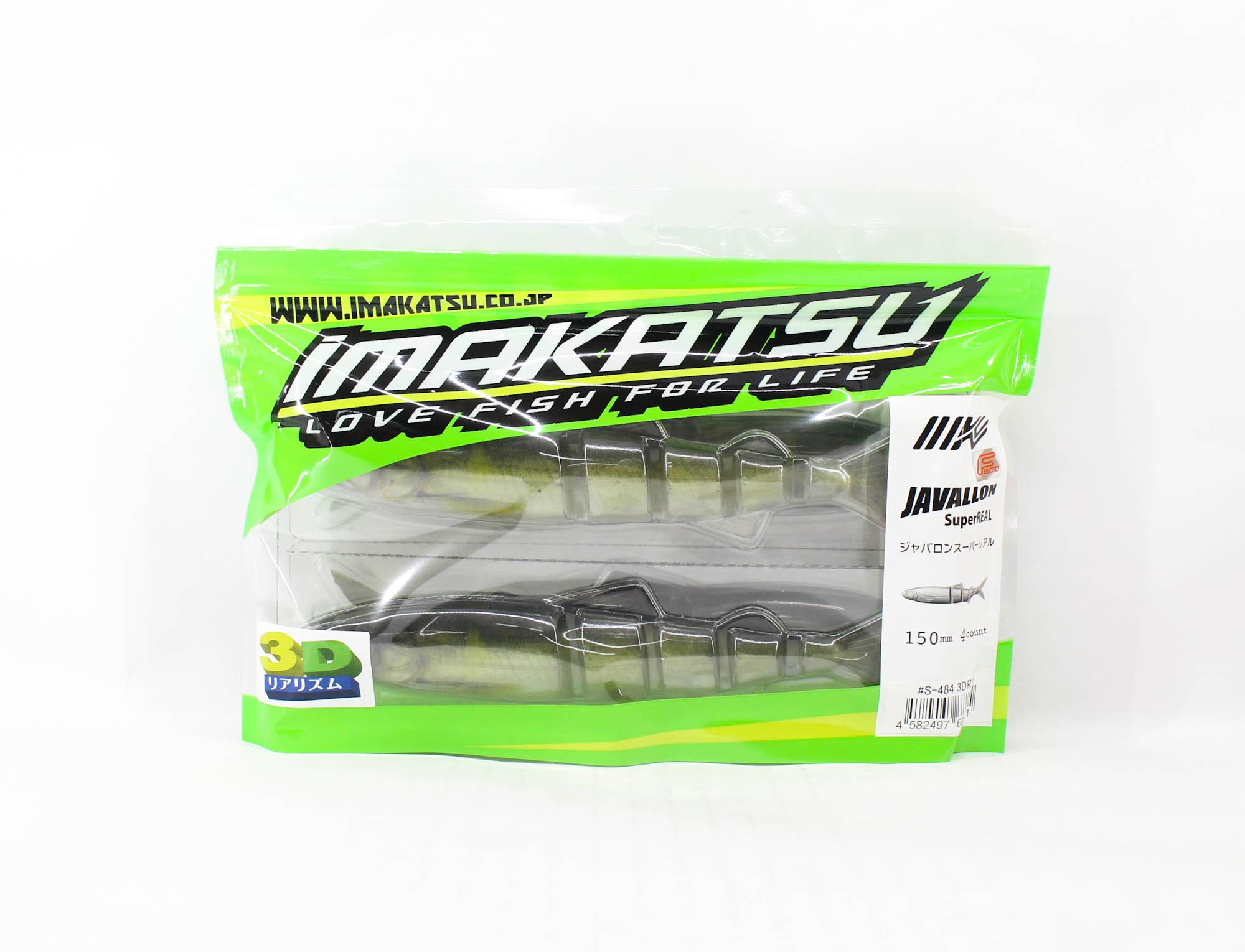 

Imakatsu Soft Lure Javallon 150mm 3DR 4/pack S-484 (8221)