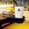 Modern Minimalist Water Cup Holder With Abs And Steel For Office Desk Organization