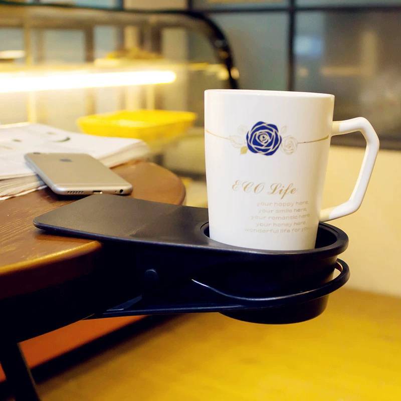 Modern Minimalist Water Cup Holder With Abs And Steel For Office Desk Organization