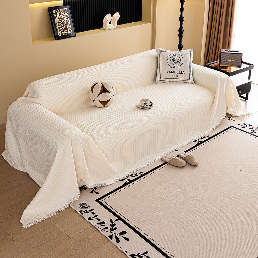 Anti Slip Sofa Towel Anti-Cat Scratch Cloth Sofa Cover Teddy Velvet Waterproof Multi-Functional Sofa Cover Cloth Towel