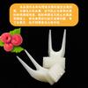 Fruit Fork Bird Cage Accessories for Parrots Tiger Skin Black Wind Bird Food Bird Supplies Toys Vegetable and Fruit Feeders