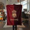 Custom Name Liverpool Flannel Blanket, High Quality Comfortable for All Seasons, Home Decor, Warmth and Comfort