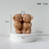 Handmade Bear Candles Couple Bear Soy Wax  Decorative Valentine's Day Gifts & Home Decor Scented Candle
