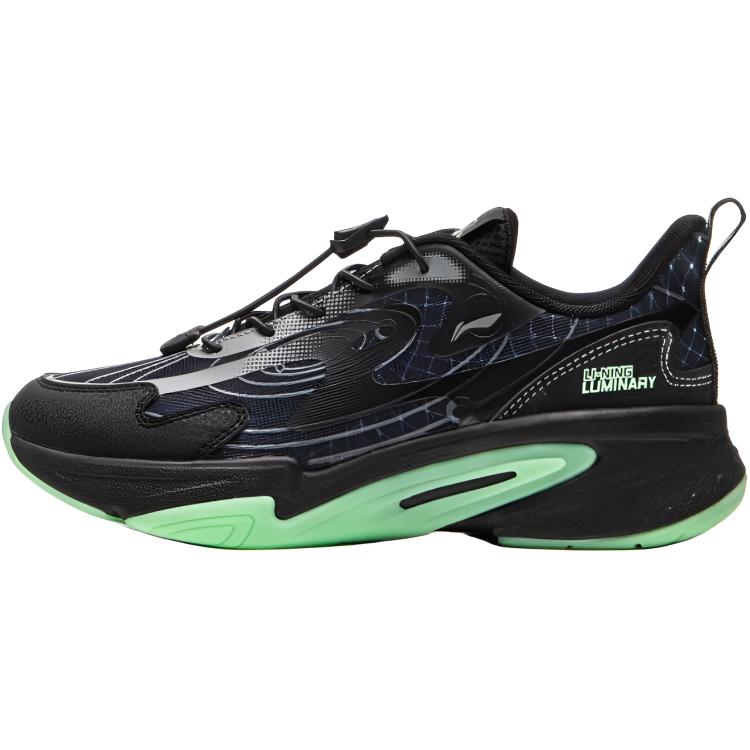 

Li Ning Детская спортивная серия Lifestyle Ночной Эльф 4 Удобные мягкие низкие повседневные кроссовки Детские кроссовки Черный Серо-тенистый YKCU110-21 31