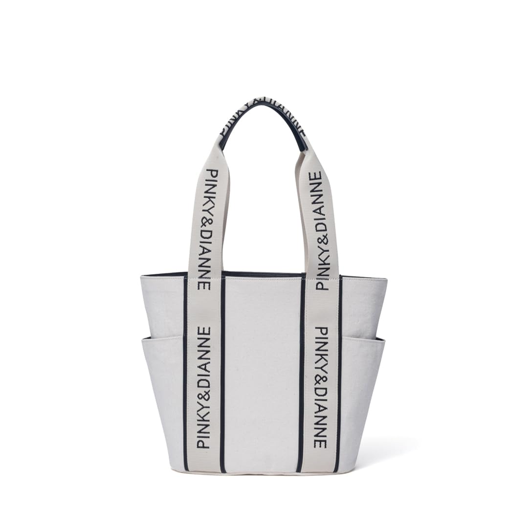 

Сумка-тоут Pinky Diane Хлопок Повседневная Логотип Ручка PDLHGDH1 Белый и [Озерный] Женская белый