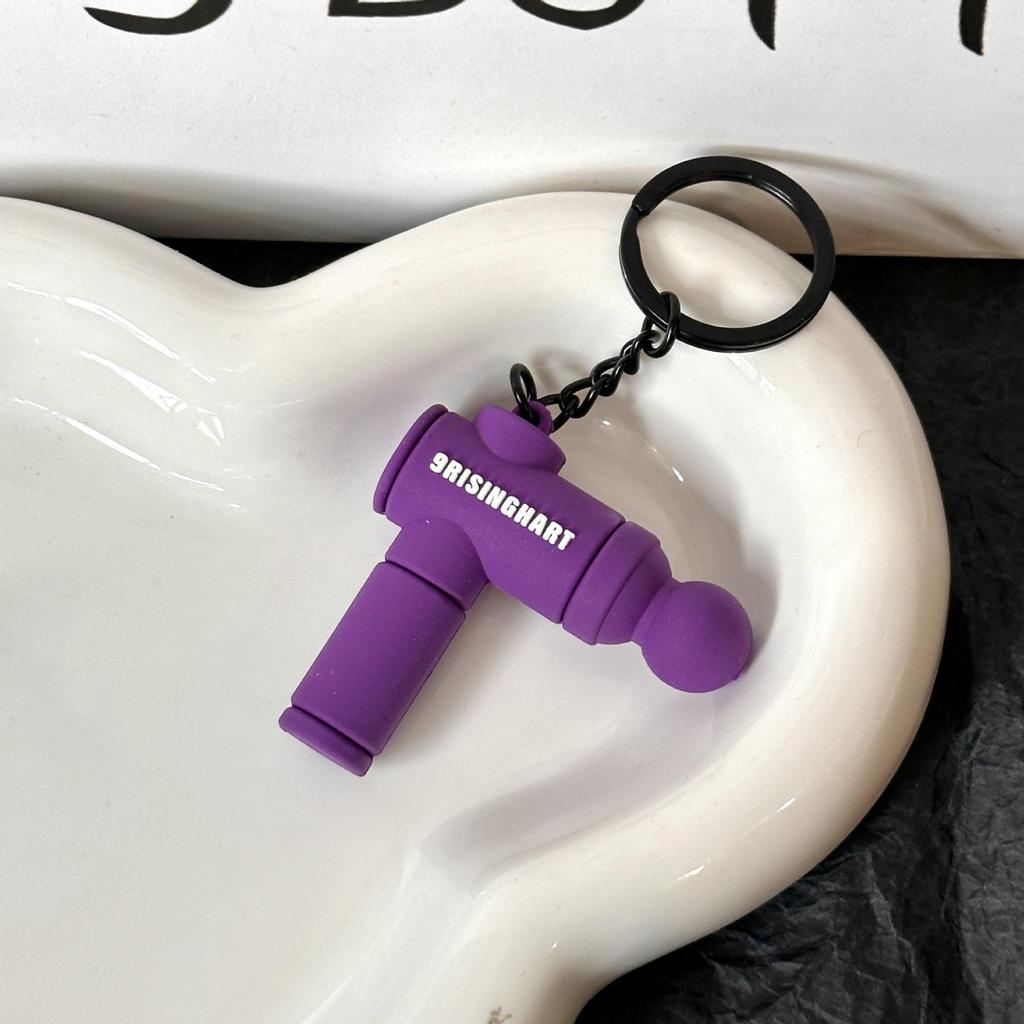 Miu Series Dumbbell Plate Keychain: Trendy Fitness Accessory & Sports Jewelry Gift