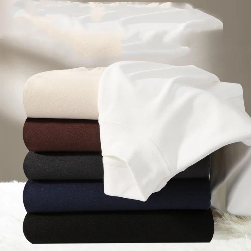 Unisex Autumn And Winter Warm Solid Color Long Sleeved Sweatshirt Base