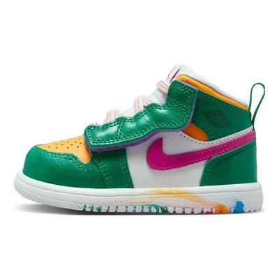 1 Mid ALT Malachite White University Gold Active Pink (TD) Baby Sneakers DZ5536-300