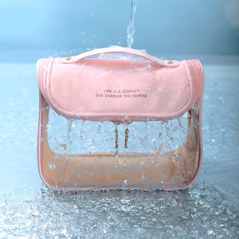 Trendy Hook Travel Wash Bag Fashion Cosmetic Storage Bag Candy Color Makeup Bag