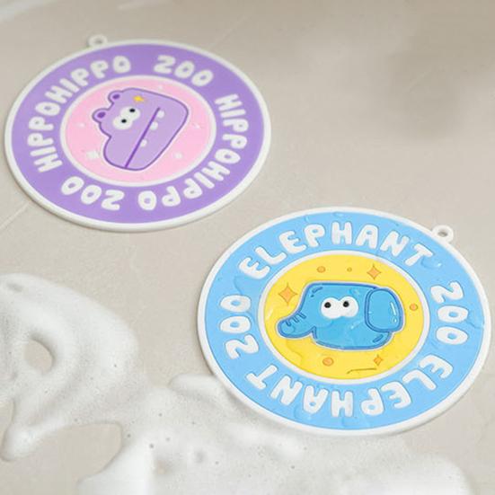 Cartoon Animal Pattern Floor Drain Cover Anti-Odor Sealed Design Waterproof Floor Drain Cover Sewer Accessories