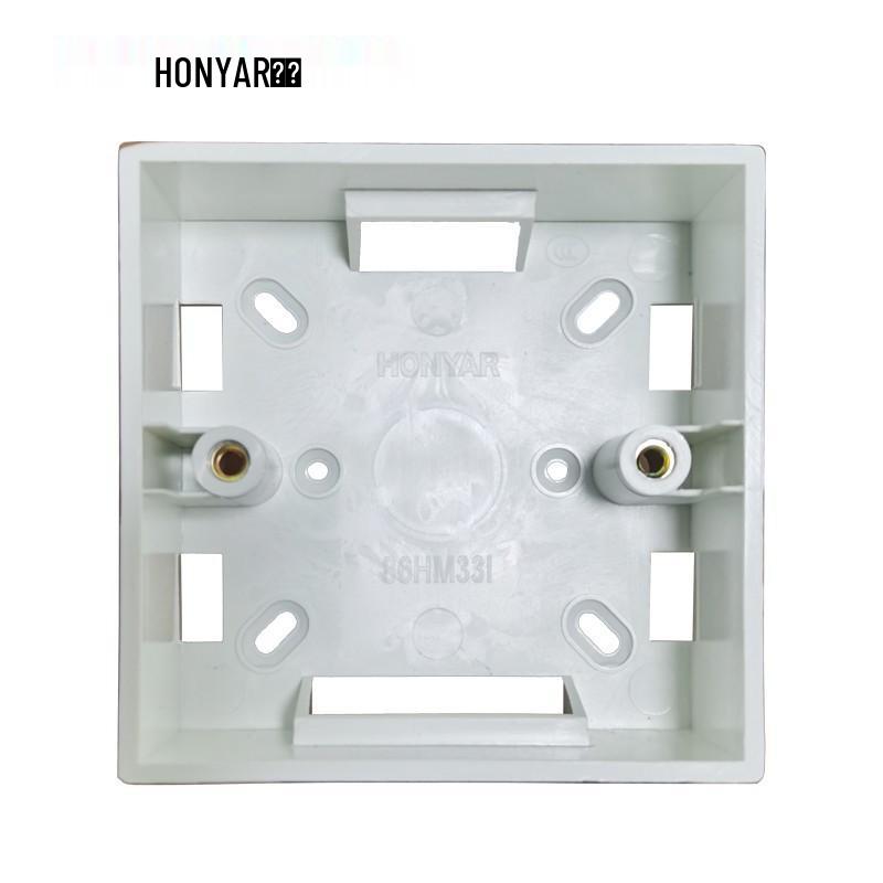 

Настінна ПВХ розподільна коробка типу 86 з основою для вимикача/розетки 86HM33I