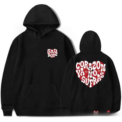Autumn/Winter Junior H Non Sufras Hoodie Singer Tour Sportswear Pattern Printed Fan Casual Sudaderas Warm Hoodie