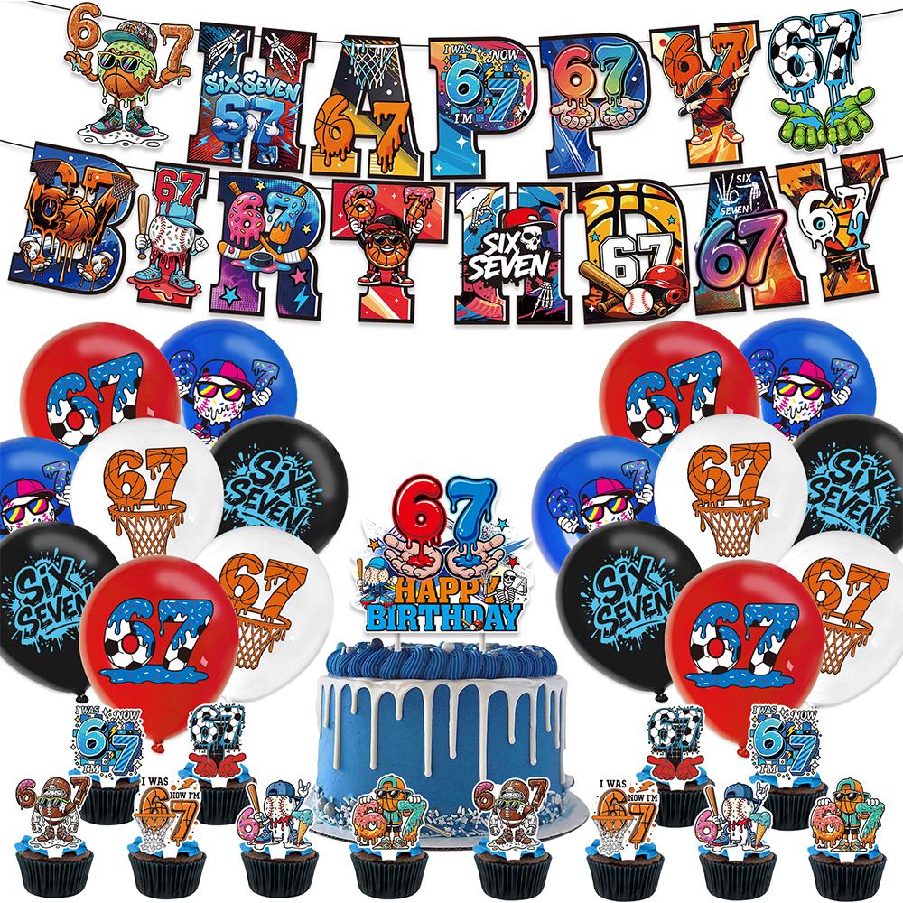 

Meme Theme Balloon Set Party Decor 67pcs