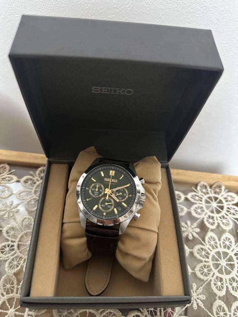 SEIKO chronografové hodinky běžná cena 39 600 jenů.