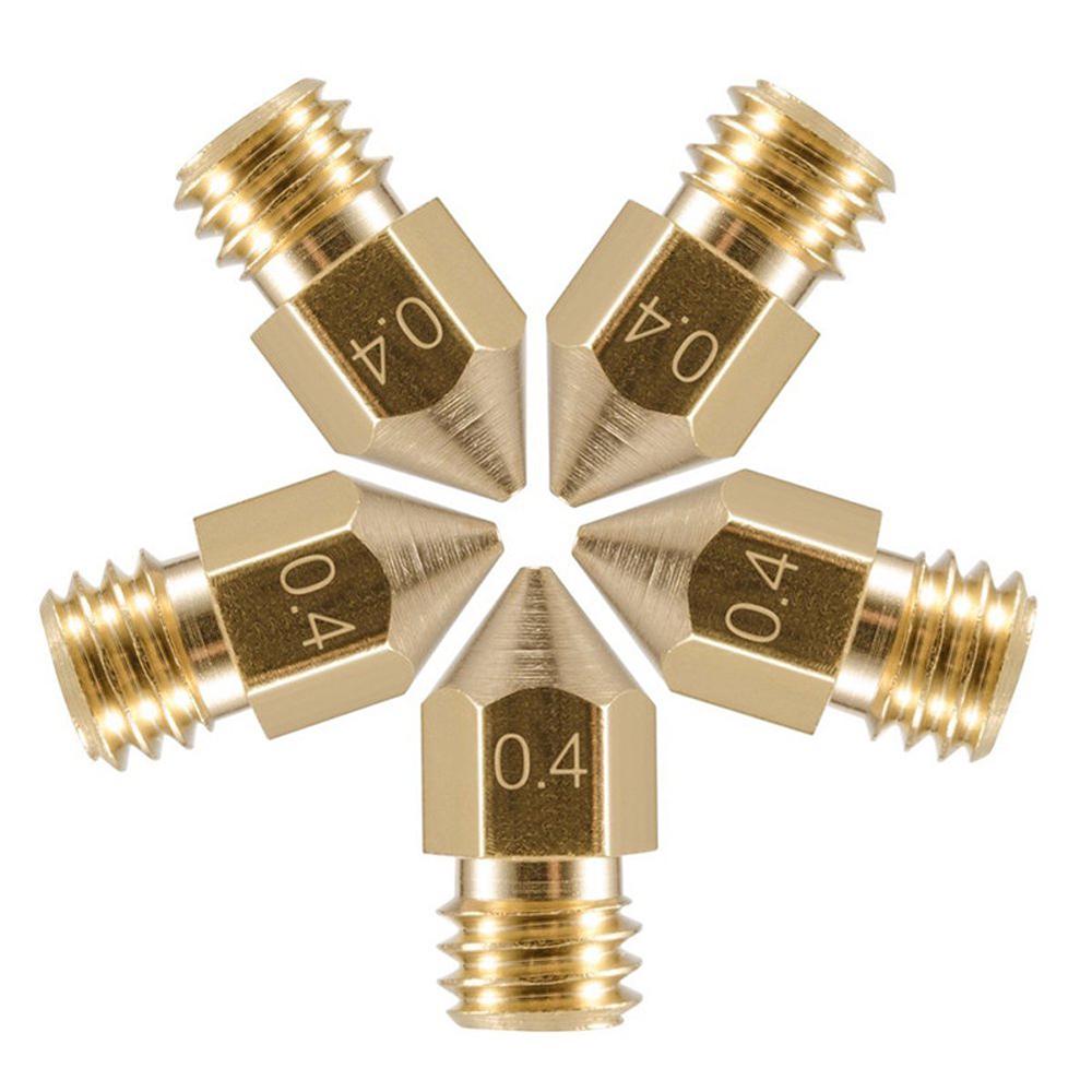 Anet 0.4mm Brass Nozzle Extruder Print Head + Heater Block Hotend + 1.75mm Throat Tubes