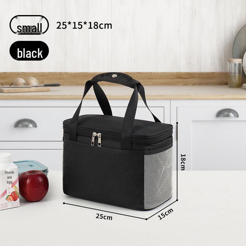Insulated Large-Capacity Bento Lunch Tote for Office & School